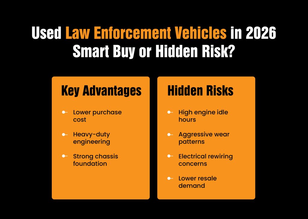 advantages and risks of used law enforcement vehicles